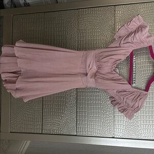American Threads Pink Mini Dress